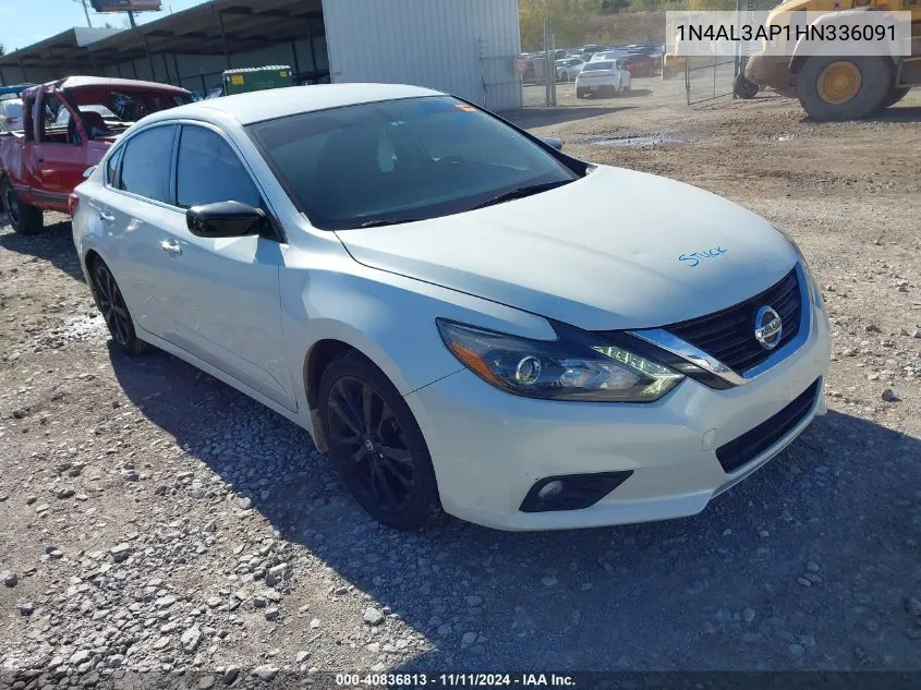 2017 Nissan Altima 2.5 Sr VIN: 1N4AL3AP1HN336091 Lot: 40836813