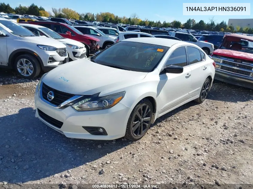 2017 Nissan Altima 2.5 Sr VIN: 1N4AL3AP1HN336091 Lot: 40836813