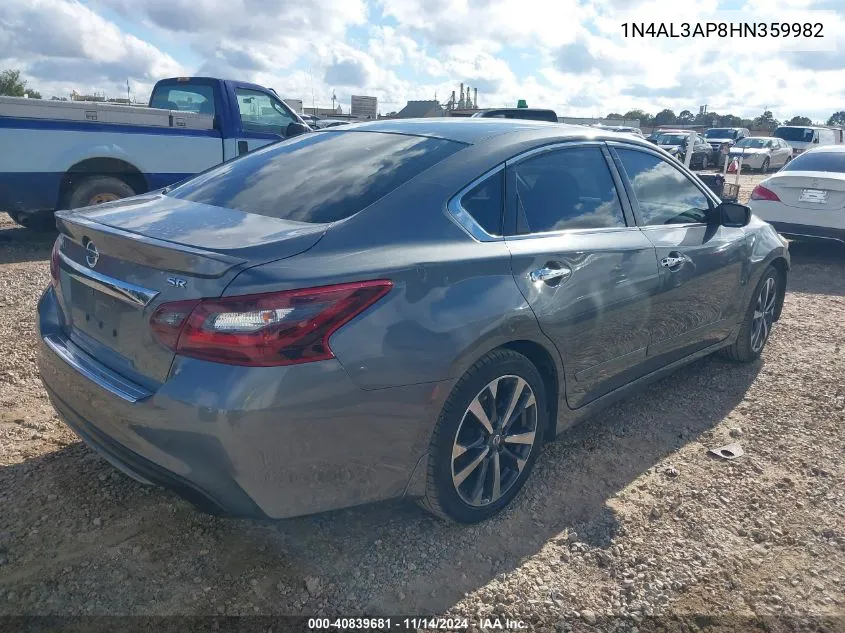 1N4AL3AP8HN359982 2017 Nissan Altima 2.5 Sr