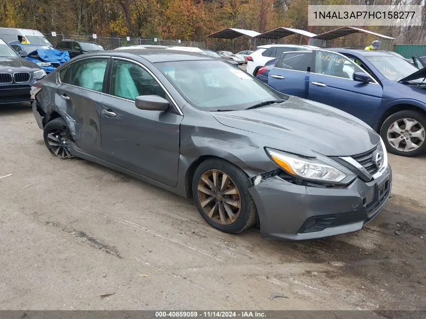 2017 Nissan Altima 2.5 Sv VIN: 1N4AL3AP7HC158277 Lot: 40859059