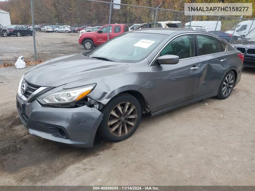 2017 Nissan Altima 2.5 Sv VIN: 1N4AL3AP7HC158277 Lot: 40859059