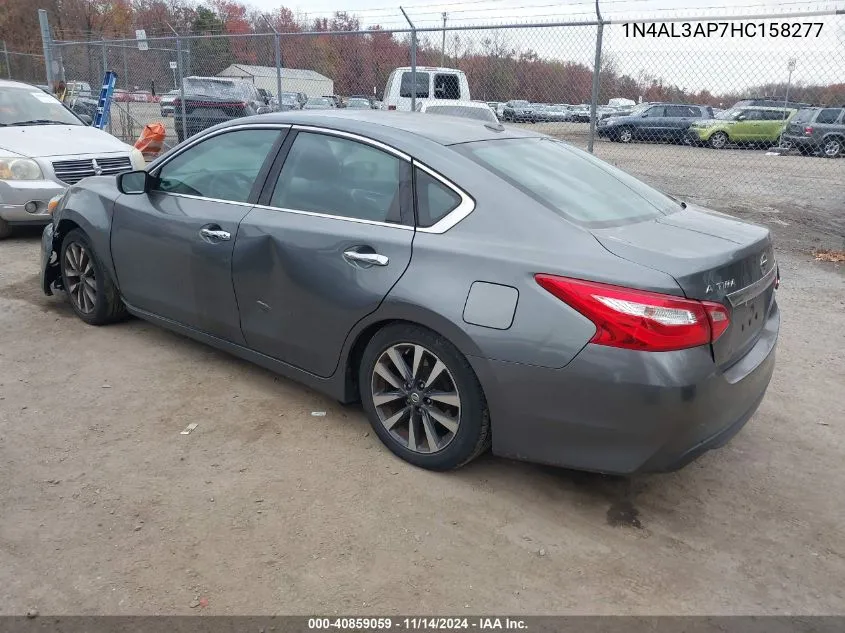 2017 Nissan Altima 2.5 Sv VIN: 1N4AL3AP7HC158277 Lot: 40859059