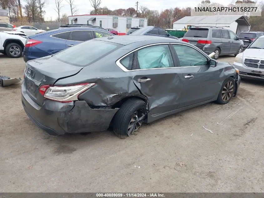 2017 Nissan Altima 2.5 Sv VIN: 1N4AL3AP7HC158277 Lot: 40859059