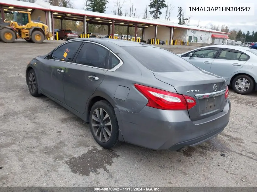 2017 Nissan Altima 2.5/2.5 S/2.5 Sl/2.5 Sr/2.5 Sv VIN: 1N4AL3AP1HN304547 Lot: 40870942