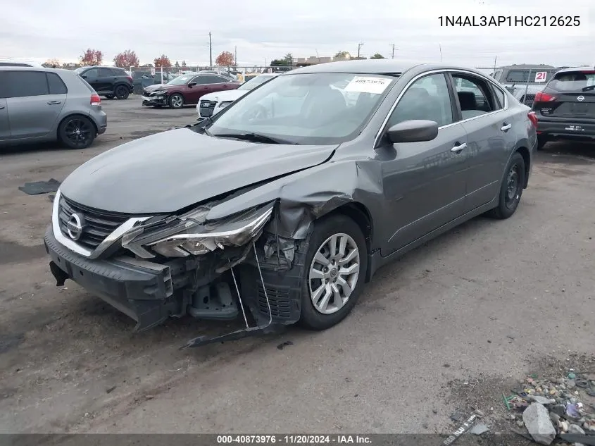 2017 Nissan Altima 2.5 S VIN: 1N4AL3AP1HC212625 Lot: 40873976