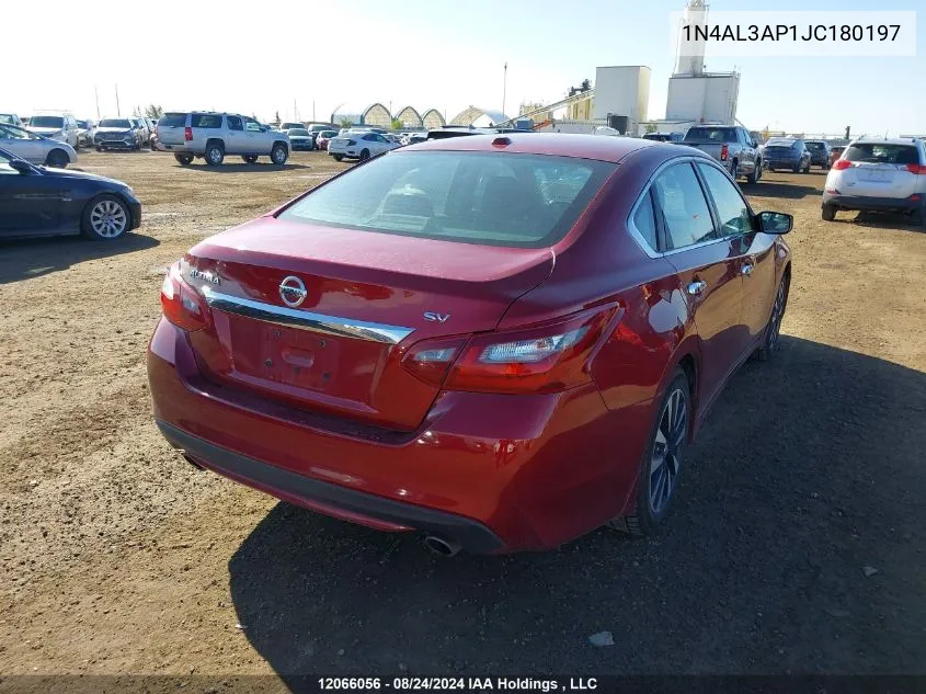 2018 Nissan Altima VIN: 1N4AL3AP1JC180197 Lot: 12066056