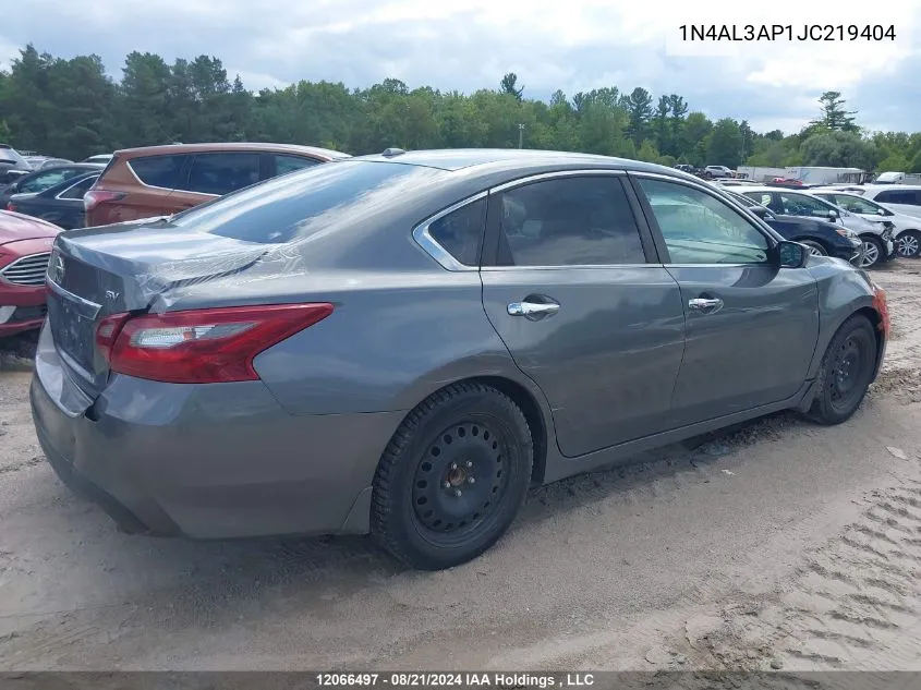 2018 Nissan Altima VIN: 1N4AL3AP1JC219404 Lot: 12066497