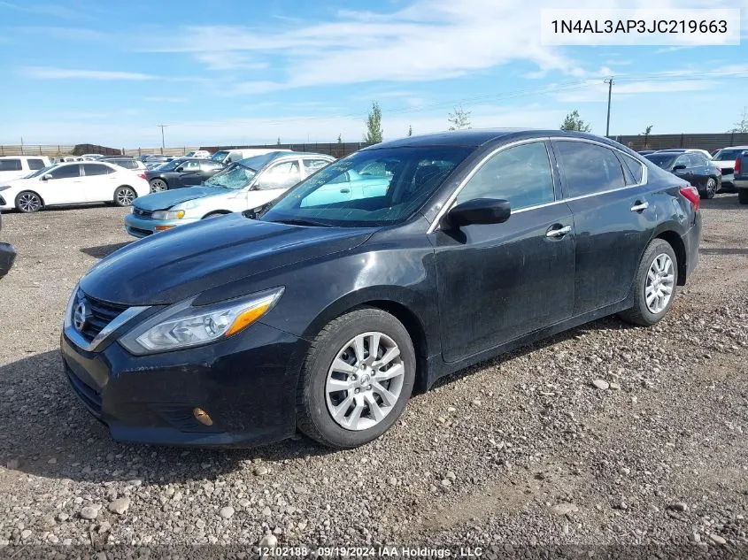 2018 Nissan Altima VIN: 1N4AL3AP3JC219663 Lot: 12102188