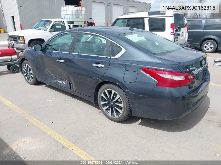 2018 Nissan Altima 2.5 Sl VIN: 1N4AL3APXJC162815 Lot: 39078039