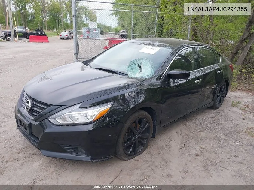 1N4AL3AP4JC294355 2018 Nissan Altima 2.5 Sr