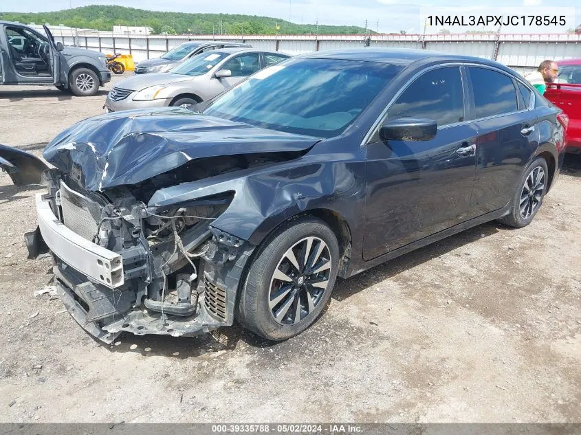 2018 Nissan Altima 2.5 Sv VIN: 1N4AL3APXJC178545 Lot: 39335788