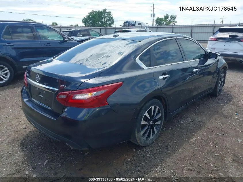 2018 Nissan Altima 2.5 Sv VIN: 1N4AL3APXJC178545 Lot: 39335788