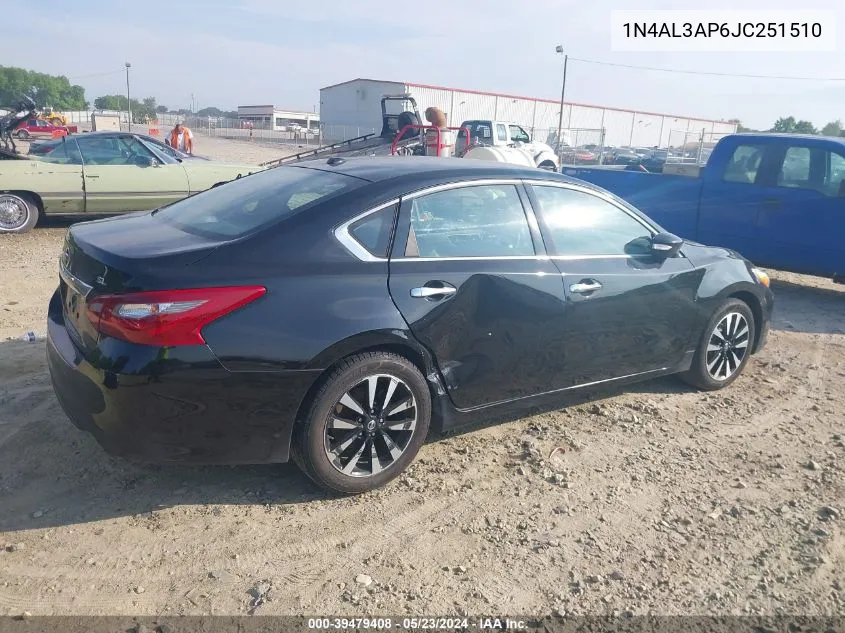 1N4AL3AP6JC251510 2018 Nissan Altima 2.5 Sl