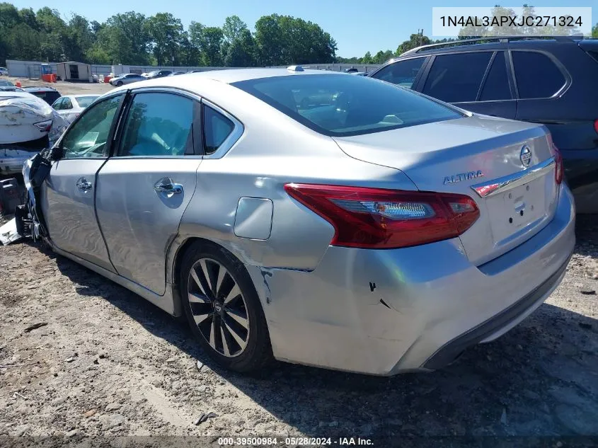 2018 Nissan Altima 2.5 Sv VIN: 1N4AL3APXJC271324 Lot: 39500984