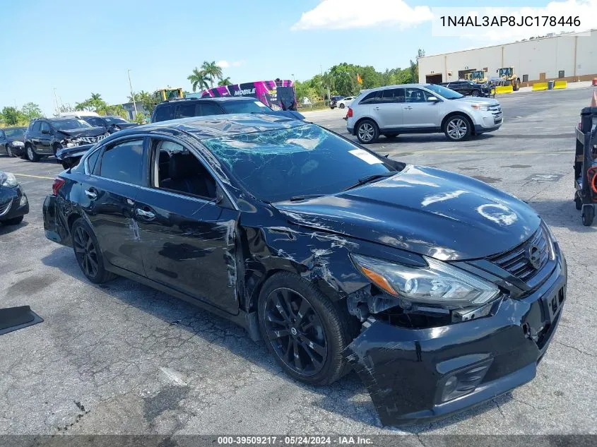 2018 Nissan Altima 2.5 Sr VIN: 1N4AL3AP8JC178446 Lot: 39509217