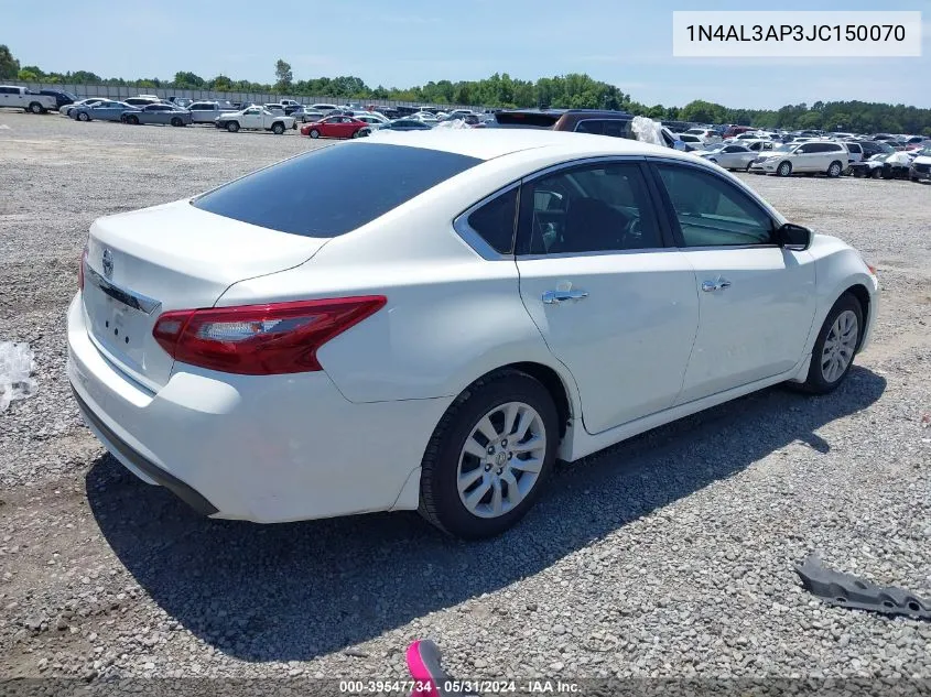 1N4AL3AP3JC150070 2018 Nissan Altima 2.5 S