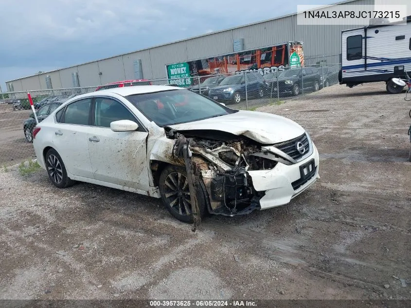 2018 Nissan Altima 2.5 Sv VIN: 1N4AL3AP8JC173215 Lot: 39573625