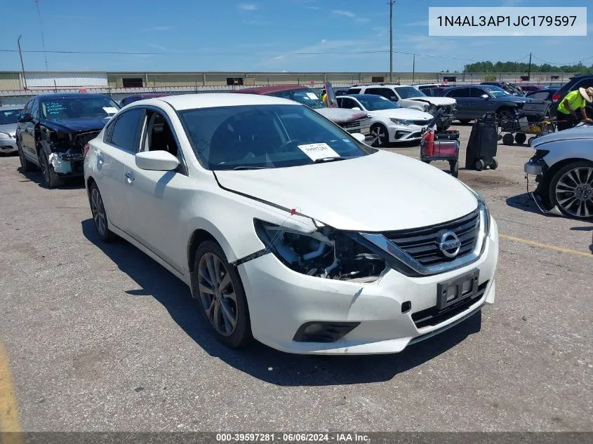 2018 Nissan Altima 2.5 Sr VIN: 1N4AL3AP1JC179597 Lot: 39597281