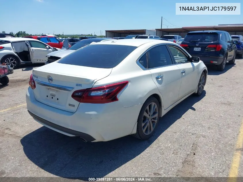 2018 Nissan Altima 2.5 Sr VIN: 1N4AL3AP1JC179597 Lot: 39597281