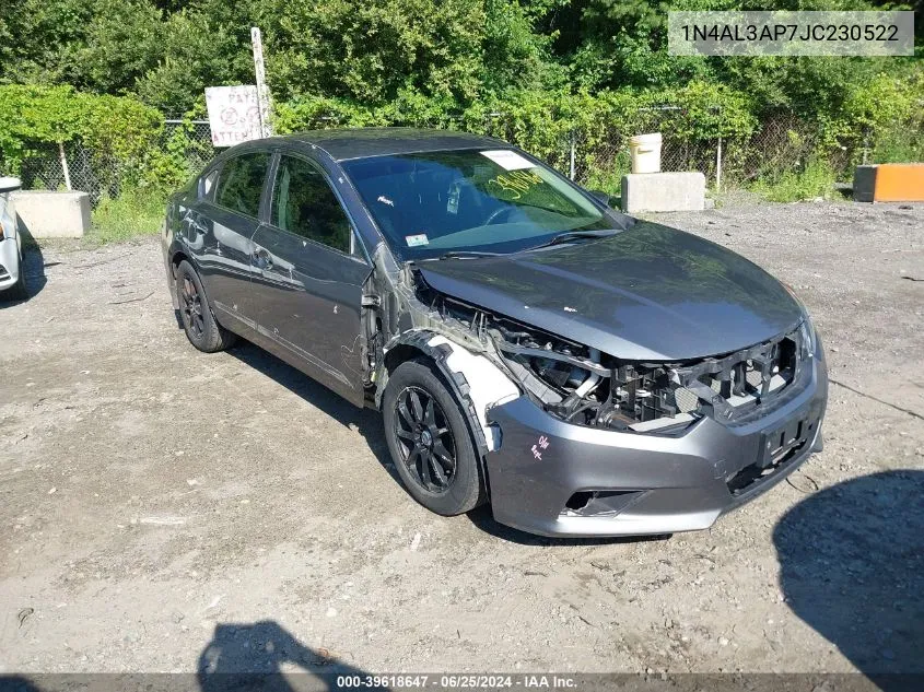 2018 Nissan Altima 2.5 S VIN: 1N4AL3AP7JC230522 Lot: 39618647