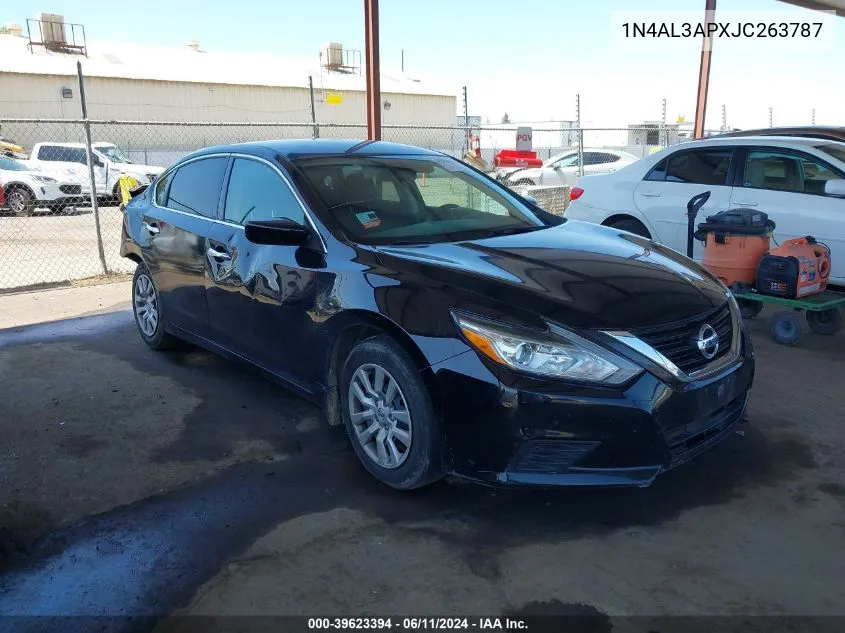 2018 Nissan Altima 2.5 S VIN: 1N4AL3APXJC263787 Lot: 39623394