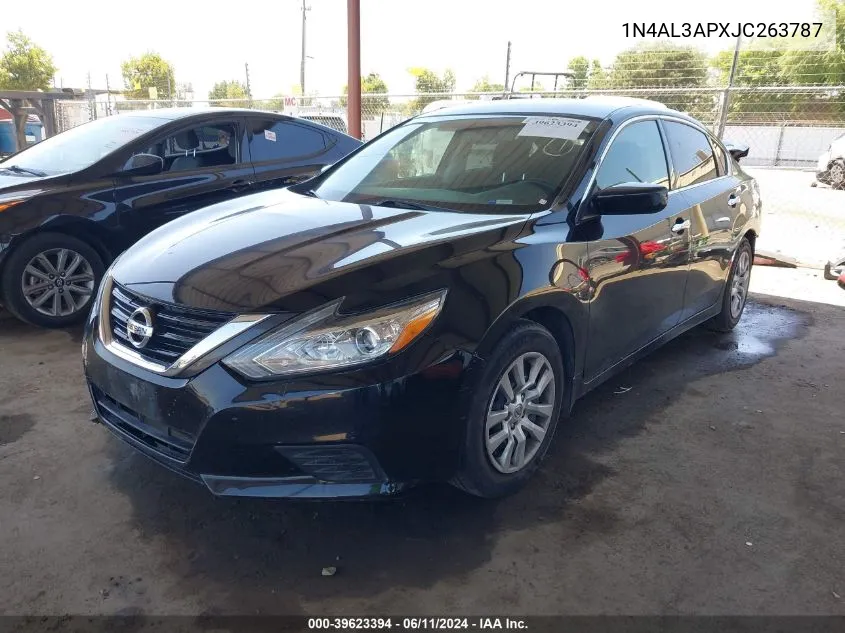 2018 Nissan Altima 2.5 S VIN: 1N4AL3APXJC263787 Lot: 39623394