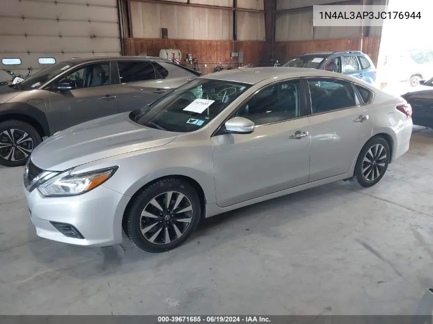 2018 Nissan Altima 2.5 Sl VIN: 1N4AL3AP3JC176944 Lot: 39671685