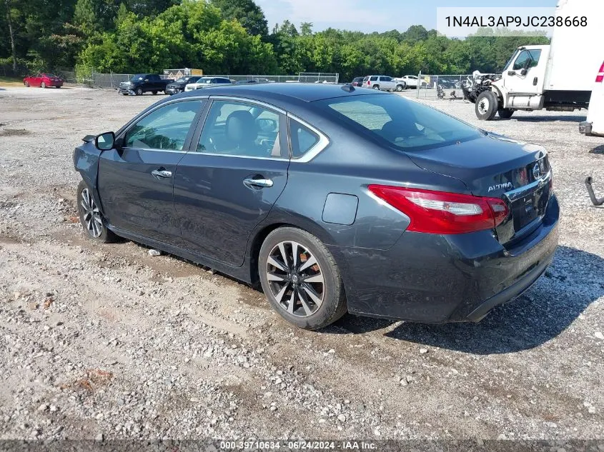 2018 Nissan Altima 2.5 Sl VIN: 1N4AL3AP9JC238668 Lot: 39710634