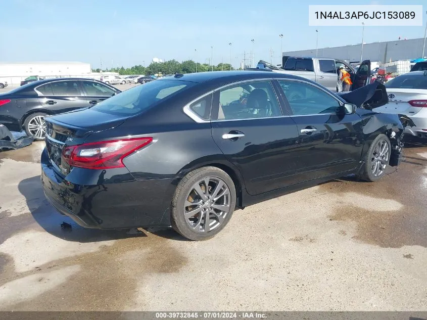 2018 Nissan Altima 2.5 Sr VIN: 1N4AL3AP6JC153089 Lot: 39732845