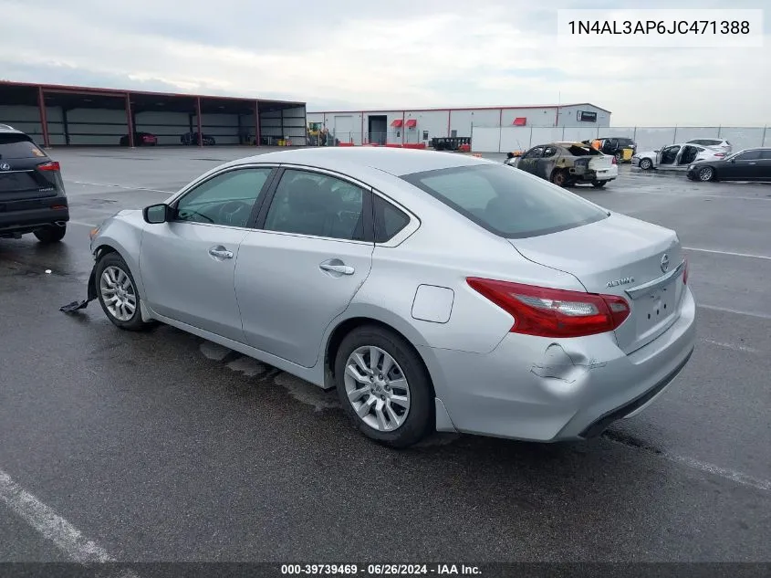 2018 Nissan Altima 2.5 S VIN: 1N4AL3AP6JC471388 Lot: 39739469