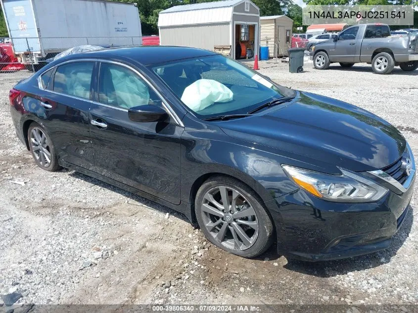 1N4AL3AP6JC251541 2018 Nissan Altima 2.5 Sr