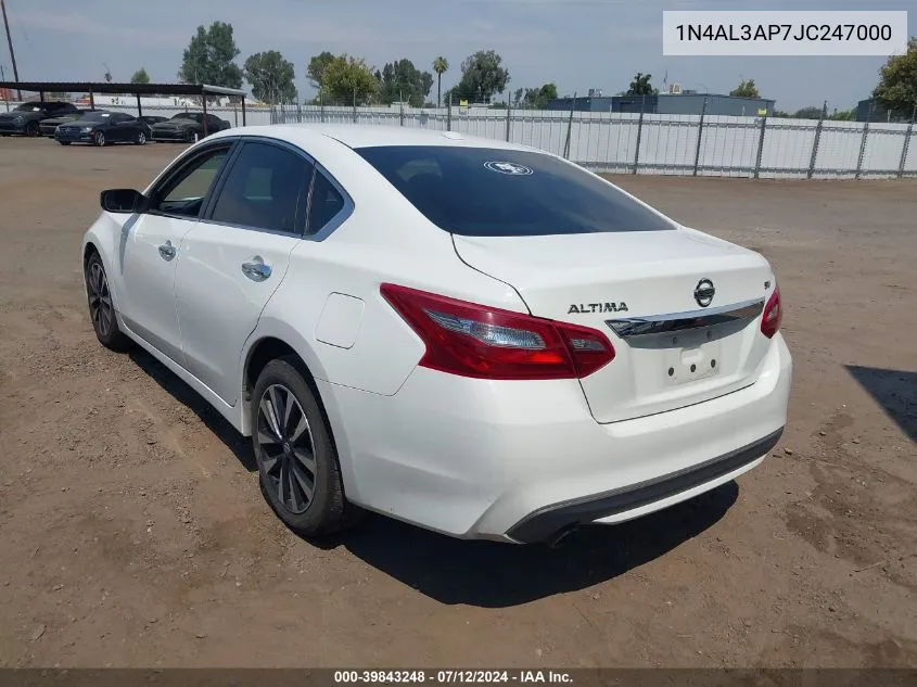 1N4AL3AP7JC247000 2018 Nissan Altima 2.5 Sv