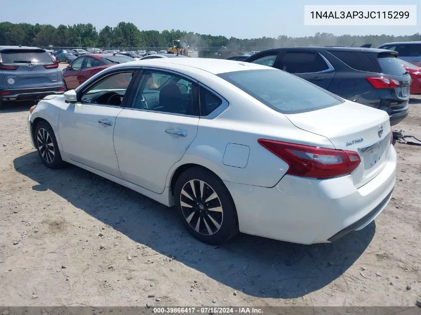 2018 Nissan Altima 2.5 Sl VIN: 1N4AL3AP3JC115299 Lot: 39866417