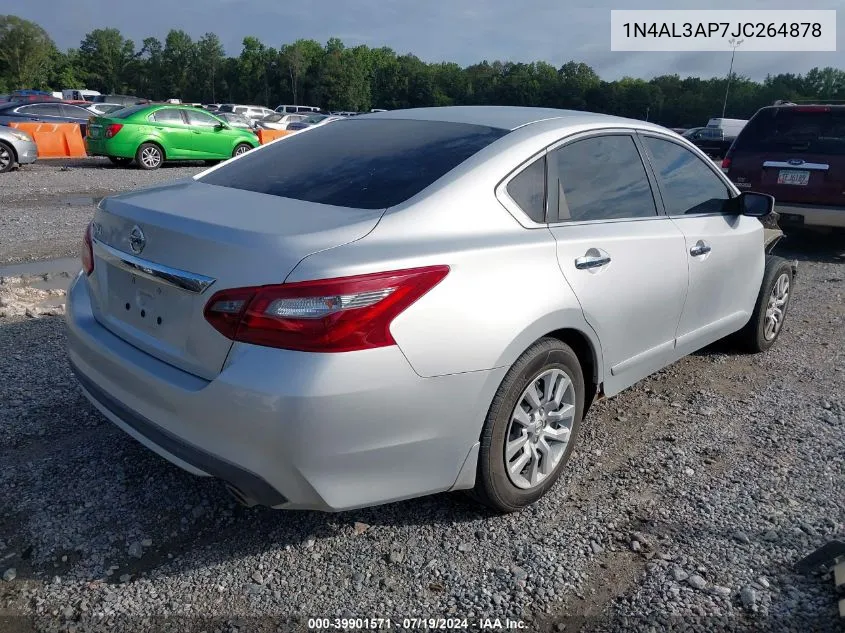 2018 Nissan Altima 2.5 S VIN: 1N4AL3AP7JC264878 Lot: 39901571