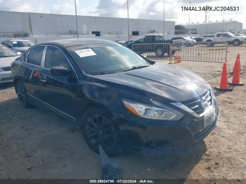 1N4AL3APXJC204531 2018 Nissan Altima 2.5 Sv