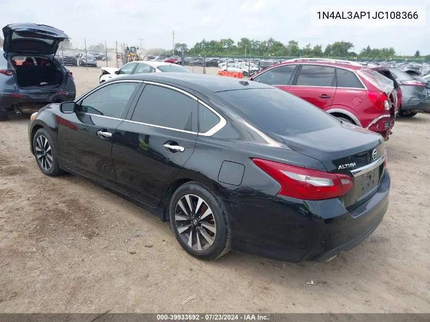 1N4AL3AP1JC108366 2018 Nissan Altima 2.5 Sv