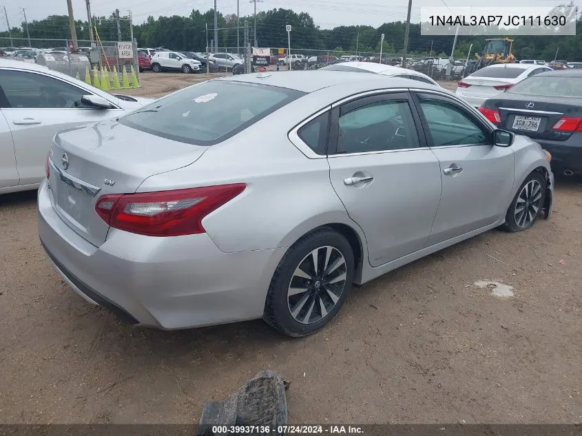 1N4AL3AP7JC111630 2018 Nissan Altima 2.5 Sv