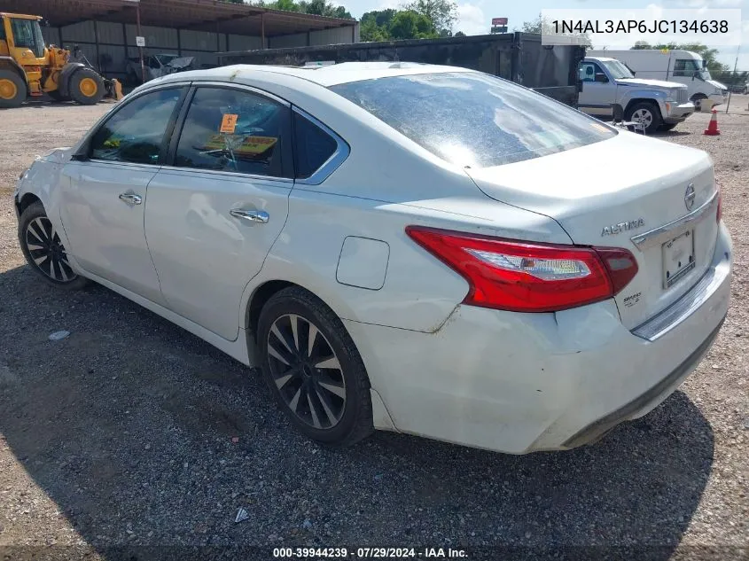 2018 Nissan Altima 2.5 Sl VIN: 1N4AL3AP6JC134638 Lot: 39944239