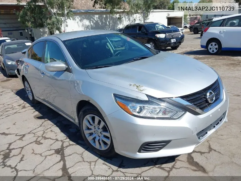 2018 Nissan Altima 2.5 S VIN: 1N4AL3AP2JC110739 Lot: 39948651