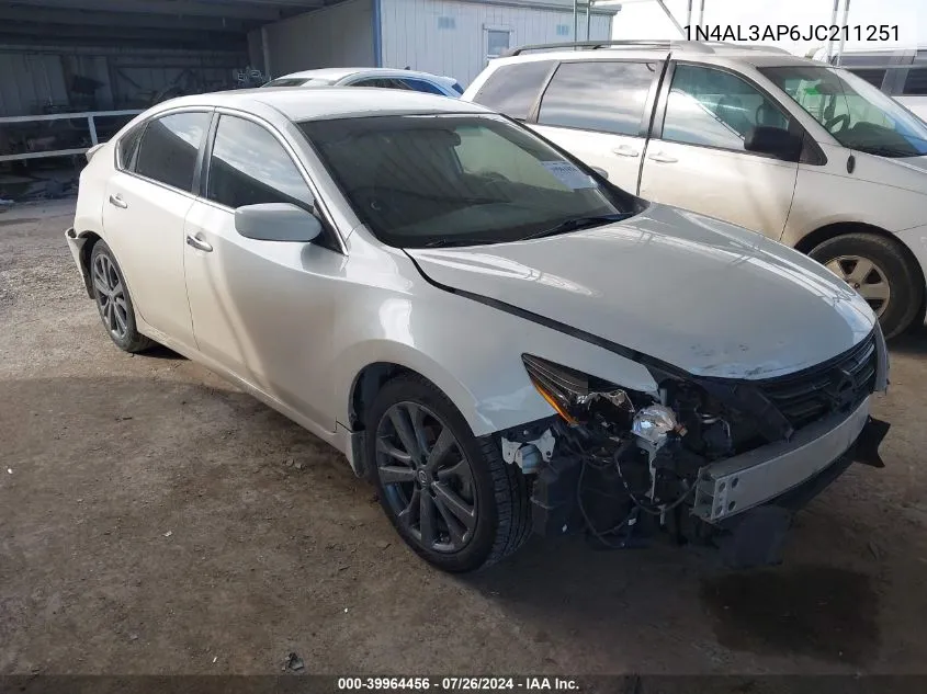 1N4AL3AP6JC211251 2018 Nissan Altima 2.5 Sr