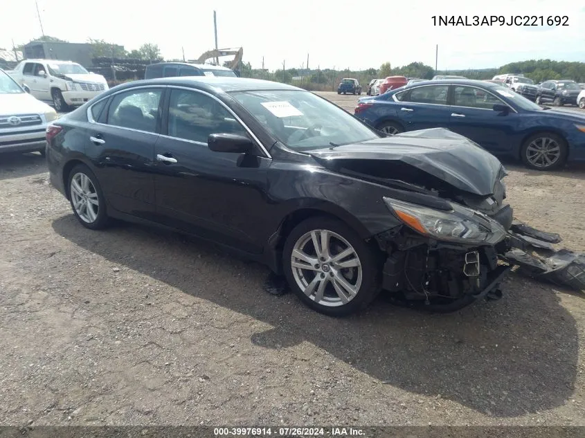 2018 Nissan Altima 2.5 Sr VIN: 1N4AL3AP9JC221692 Lot: 39976914