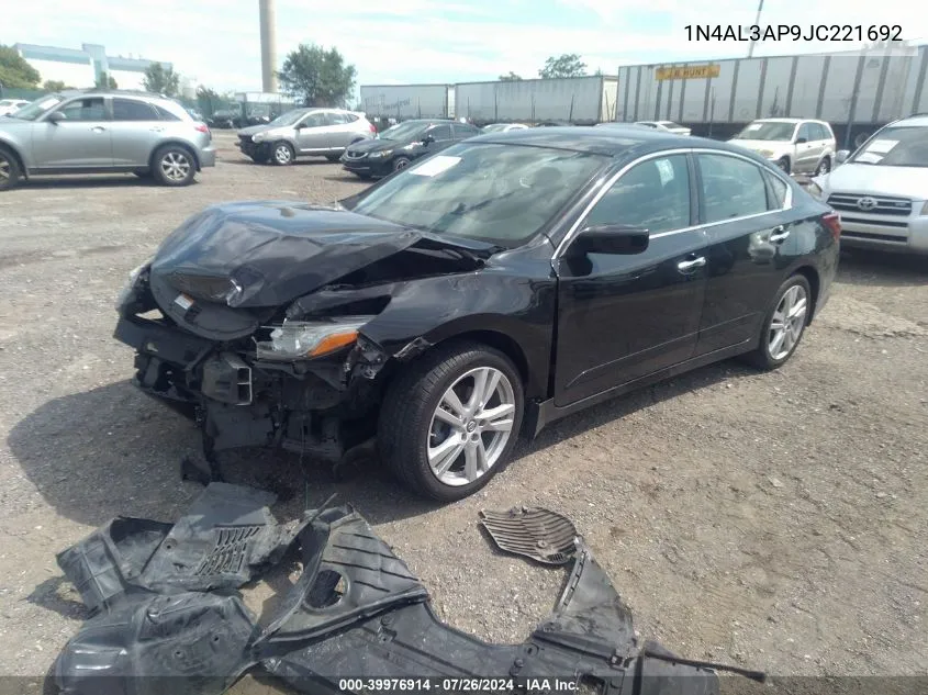 2018 Nissan Altima 2.5 Sr VIN: 1N4AL3AP9JC221692 Lot: 39976914