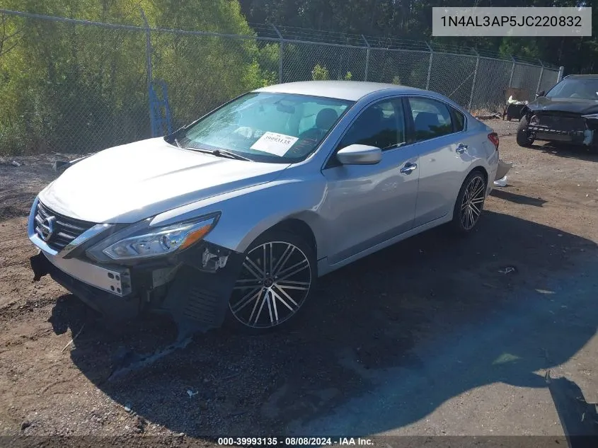 2018 Nissan Altima 2.5 S VIN: 1N4AL3AP5JC220832 Lot: 39993135