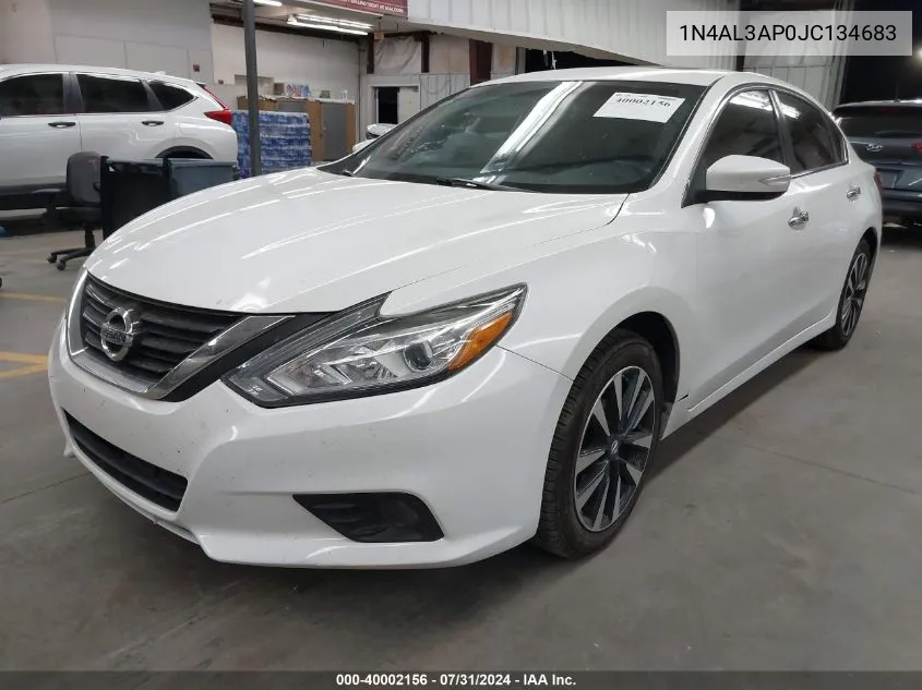 2018 Nissan Altima 2.5 Sv VIN: 1N4AL3AP0JC134683 Lot: 40002156