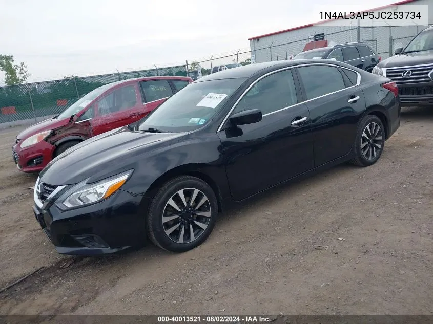 2018 Nissan Altima 2.5 Sv VIN: 1N4AL3AP5JC253734 Lot: 40013521