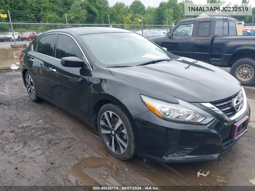 2018 Nissan Altima 2.5 Sr VIN: 1N4AL3AP6JC232519 Lot: 40030174