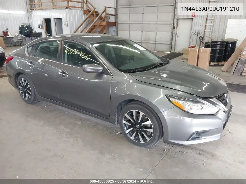 1N4AL3AP0JC191210 2018 Nissan Altima 2.5 Sv