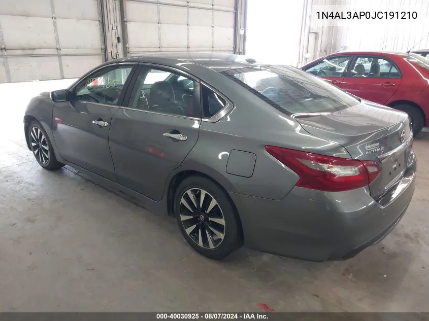 1N4AL3AP0JC191210 2018 Nissan Altima 2.5 Sv