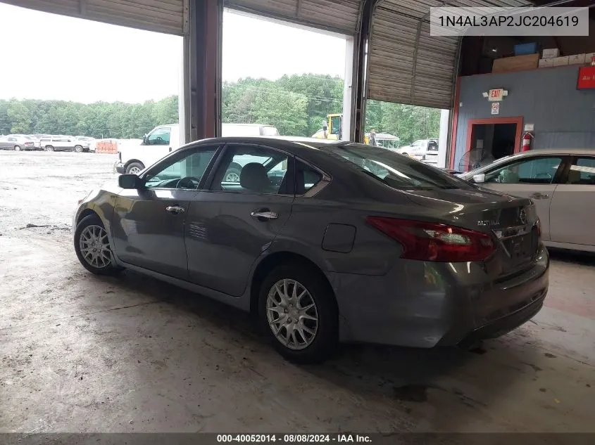 1N4AL3AP2JC204619 2018 Nissan Altima 2.5 S