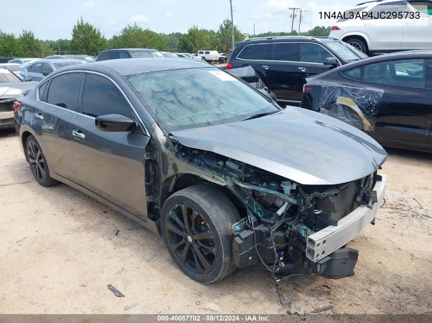 2018 Nissan Altima 2.5 Sr VIN: 1N4AL3AP4JC295733 Lot: 40057702